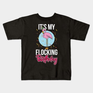 Flamingo Birthday Gift Kids T-Shirt